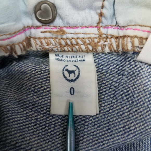 Pink Victorias Secret Shorts Size 0 Cut Off - Picture 5 of 7